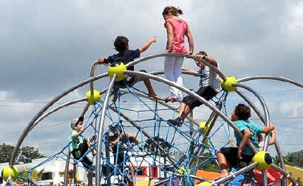 Serious fun: Brelsford Park Adventure Playground is highlighted in council’s annual report. Serious fun: Brelsford Park Adventure Playground is highlighted in council’s annual report.